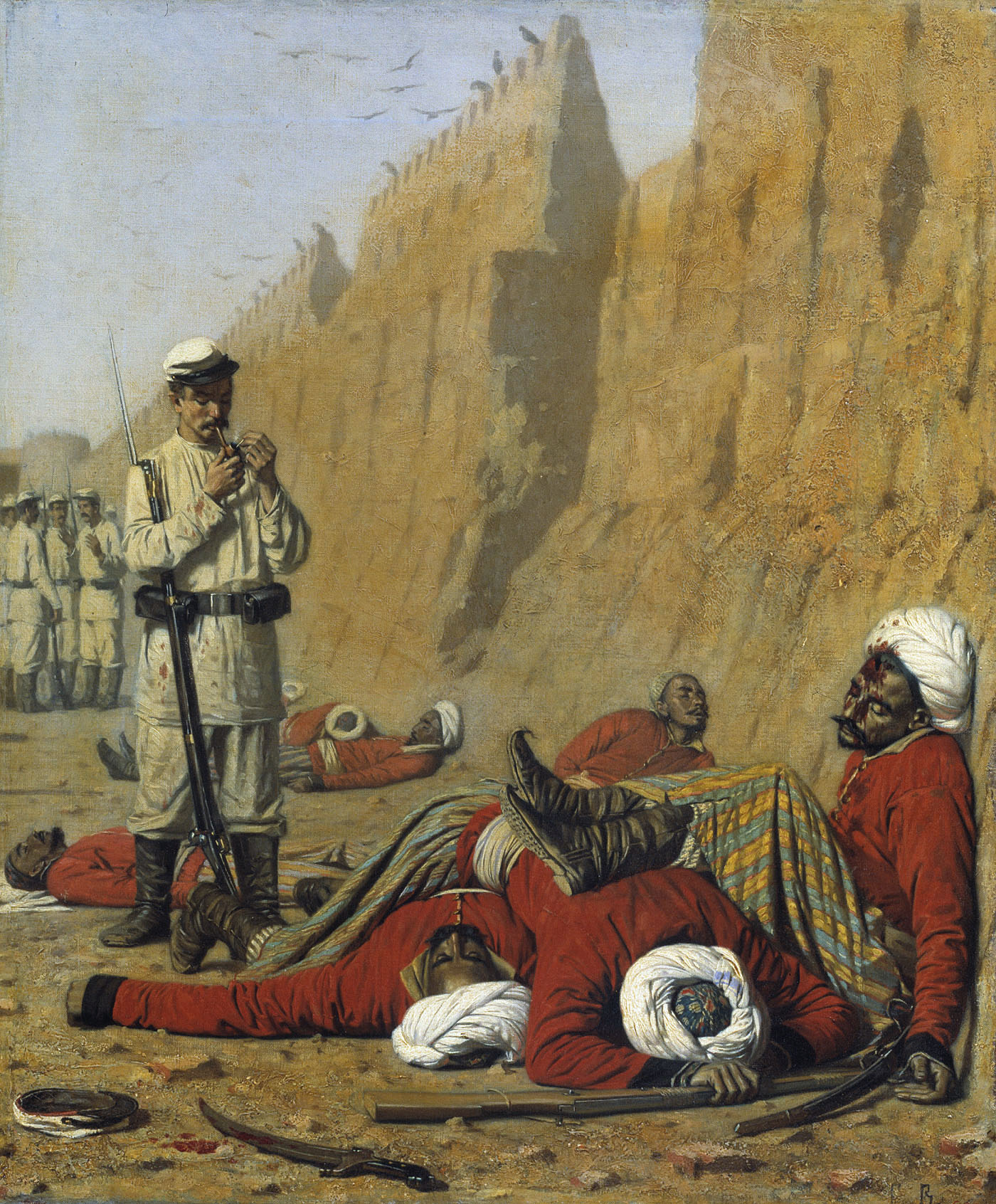 Vasily Vereshchagin After the failure of